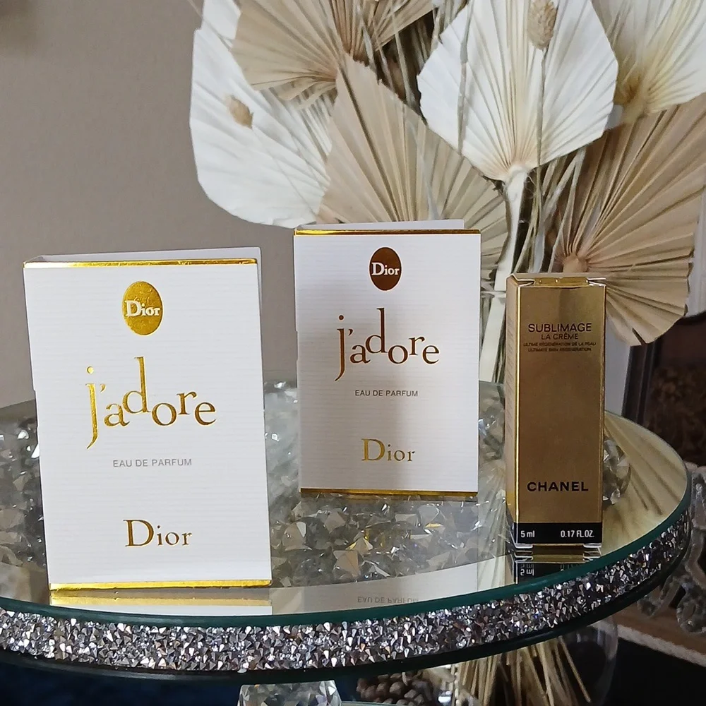 New 2 Dior J'adore Eau de Parfum and 1 Chanel Sublimage cream - Picture 3 of 17